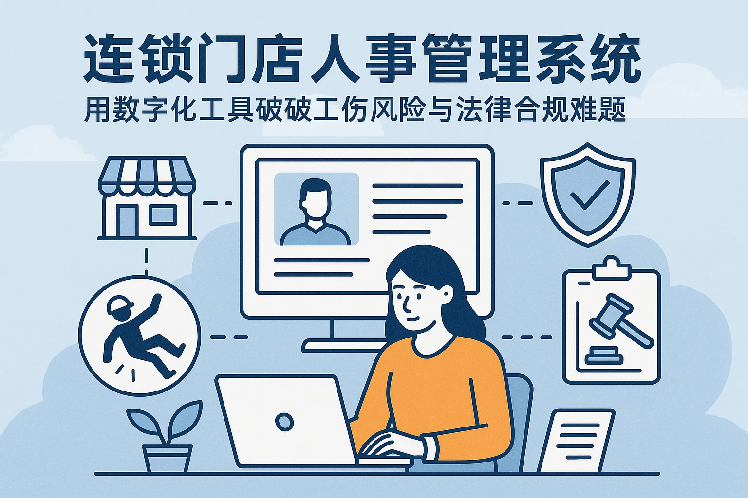 连锁门店人事管理系统：用数字化工具破解工伤风险与法律合规难题