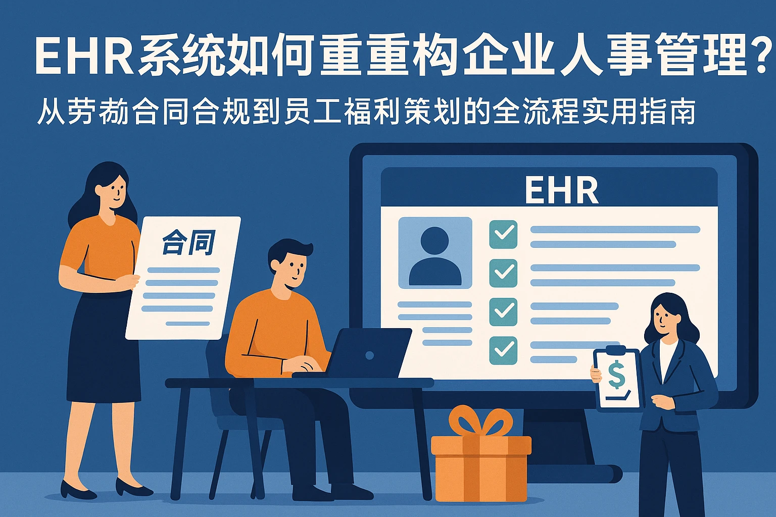 EHR系统如何重构企业人事管理？从劳动合同合规到员工福利策划的全流程实用指南
