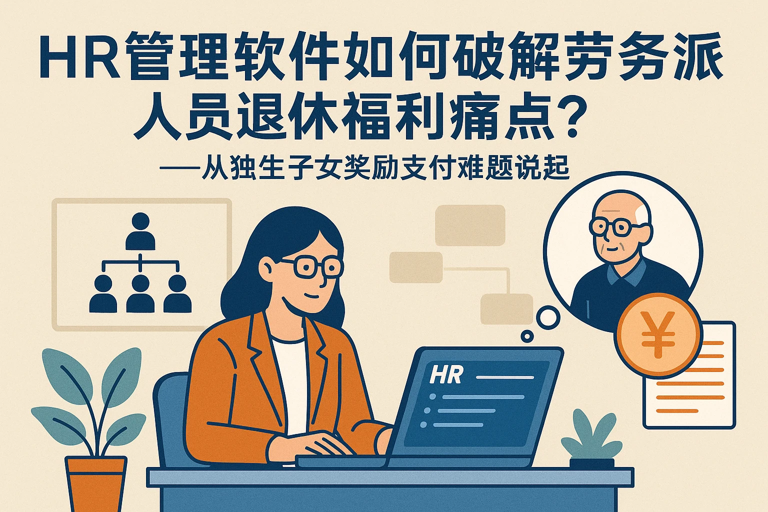 HR管理软件如何破解劳务派遣人员退休福利痛点？——从独生子女奖励支付难题说起
