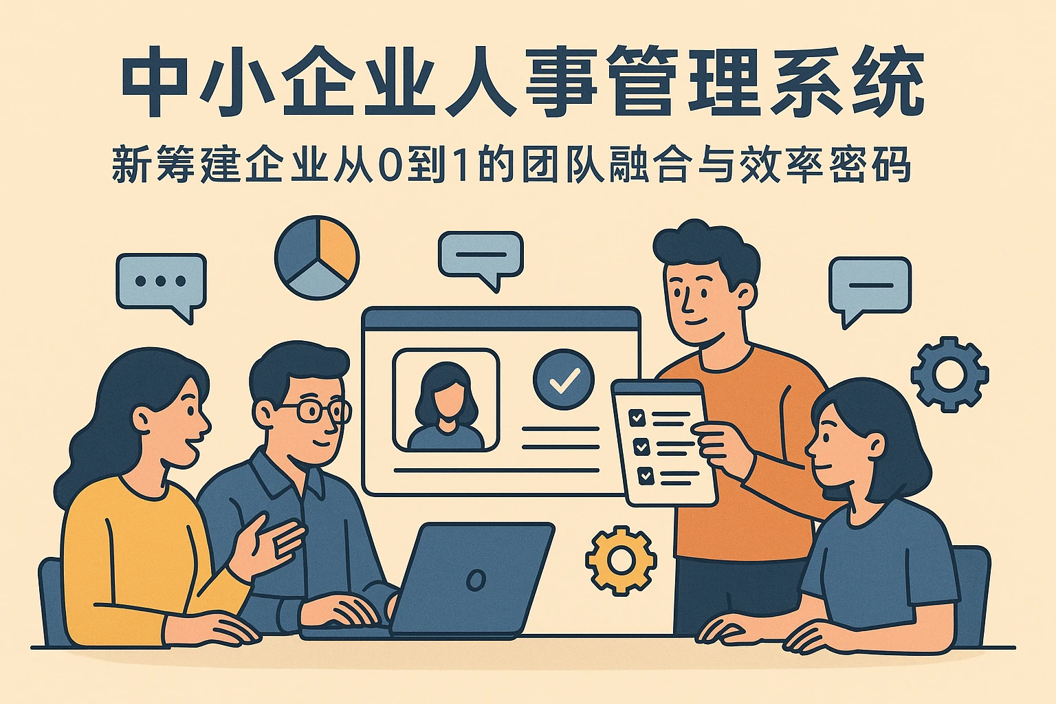 中小企业人事管理系统：新筹建企业从0到1的团队融合与效率密码