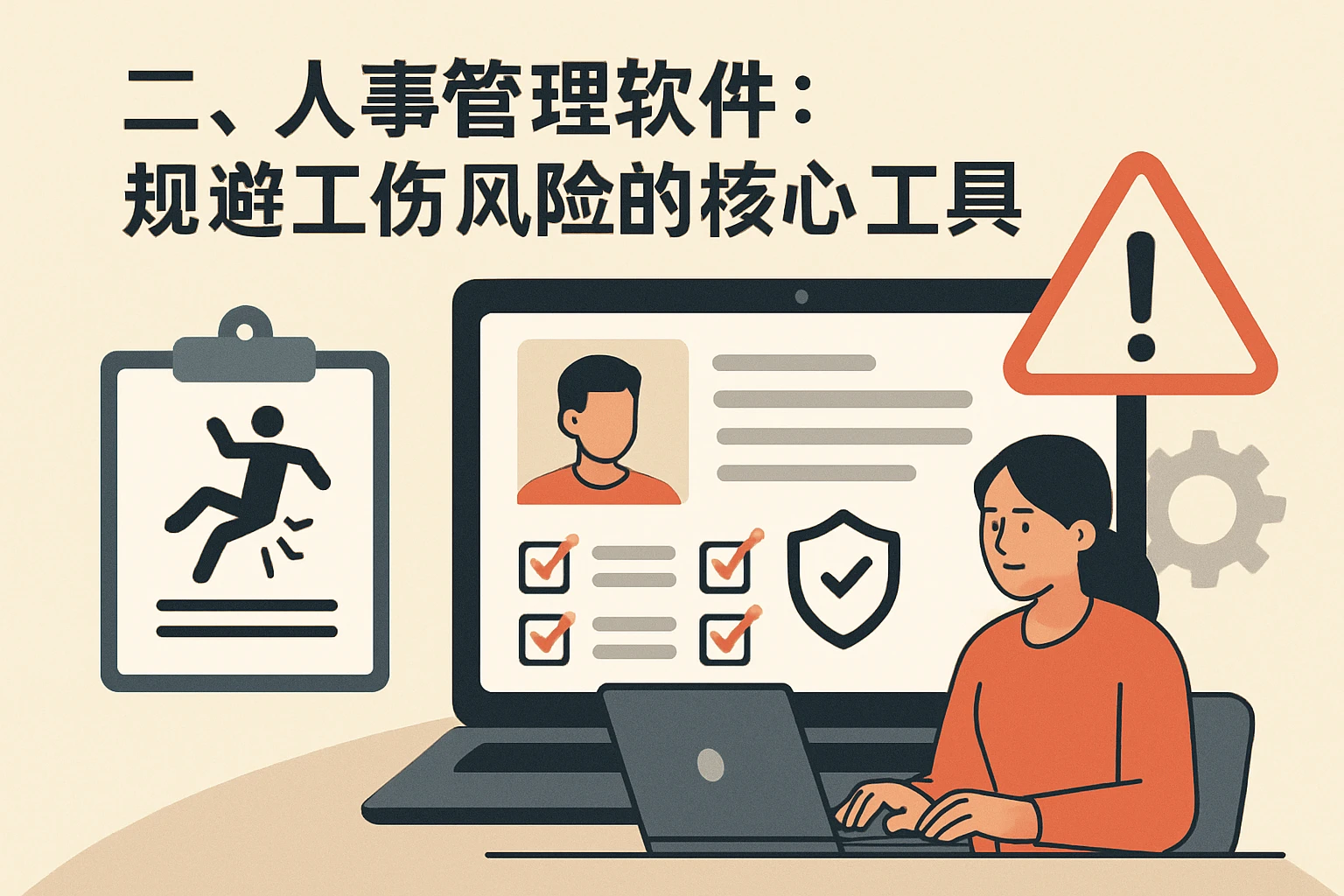 二、人事管理软件：规避工伤风险的核心工具