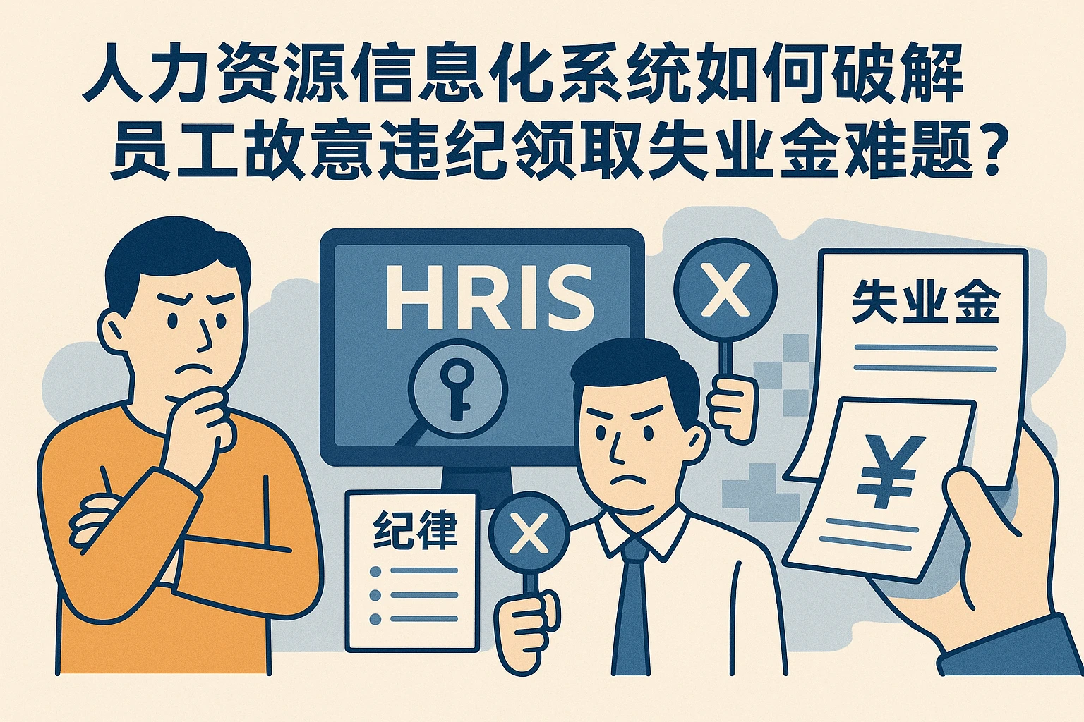人力资源信息化系统如何破解员工故意违纪领取失业金难题？