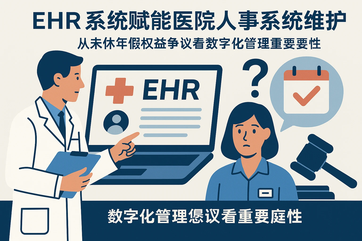 EHR系统赋能医院人事系统维护：从未休年假权益争议看数字化管理的重要性