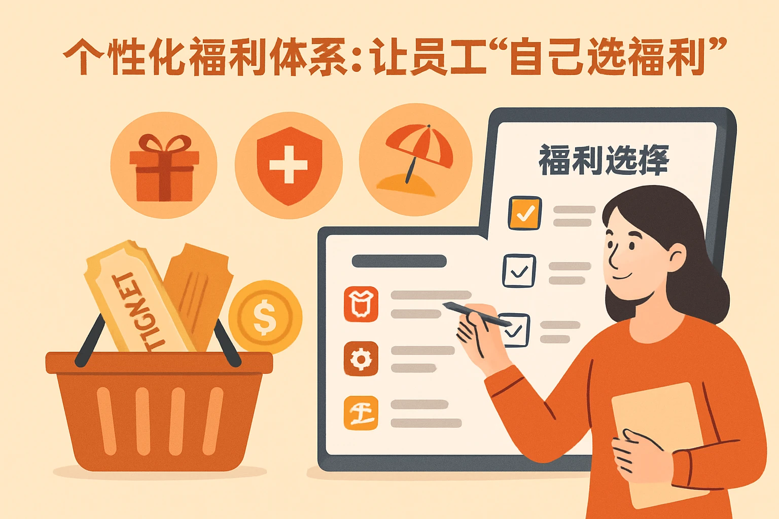 （二）个性化福利体系：让员工“自己选福利”