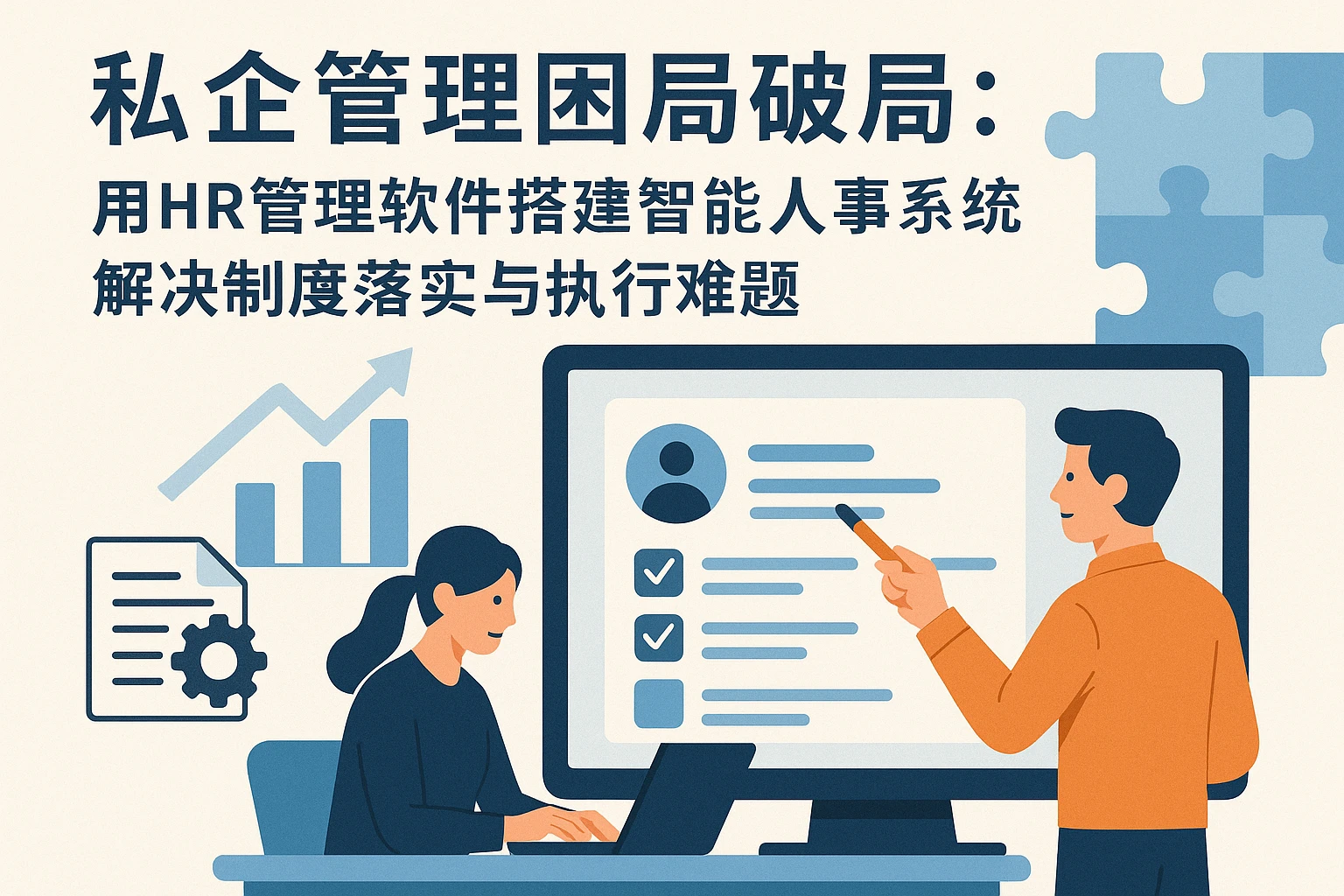 私企管理困局破局：用HR管理软件搭建智能人事系统，解决制度落实与执行难题