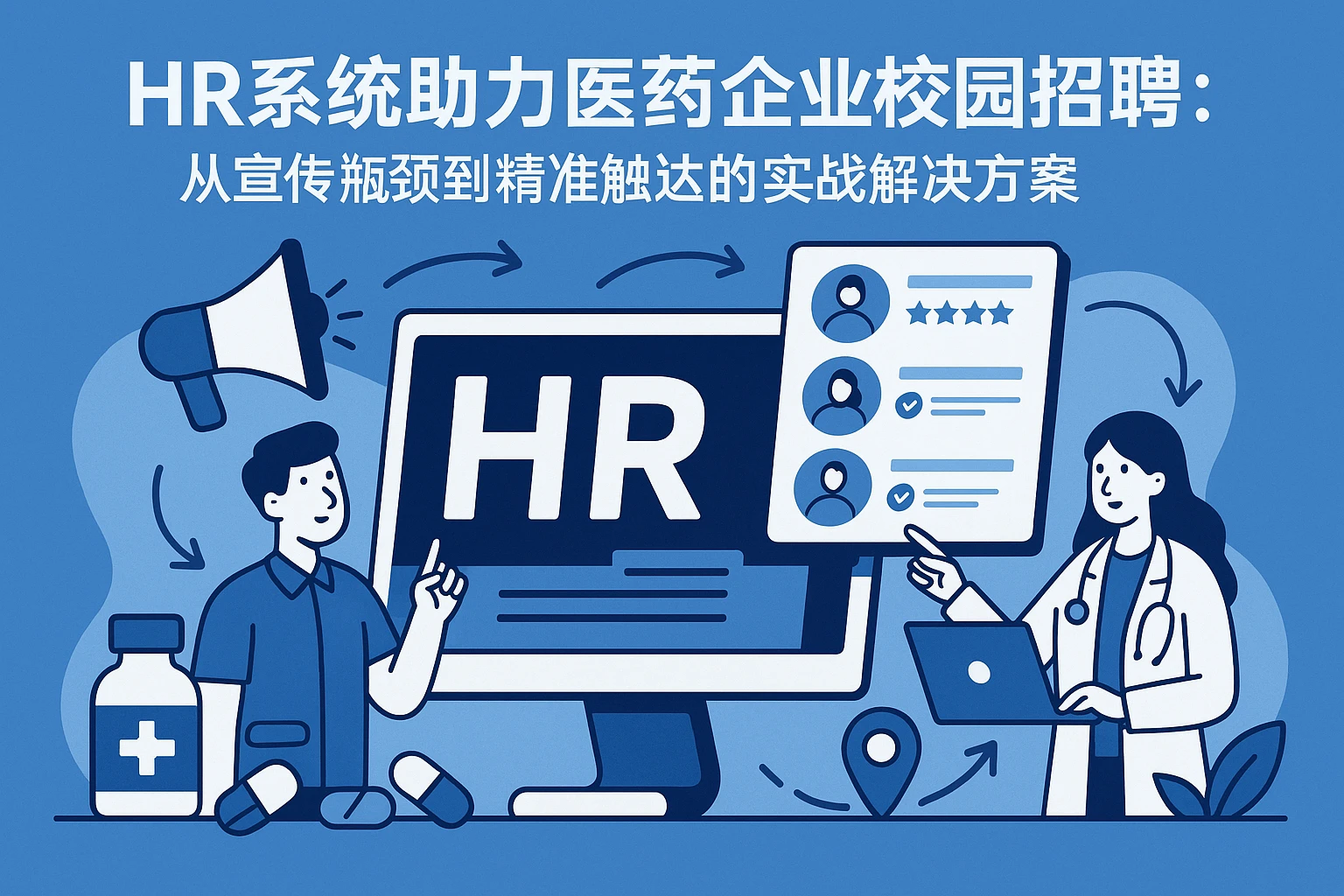 HR系统助力医药企业校园招聘：从宣传瓶颈到精准触达的实战解决方案
