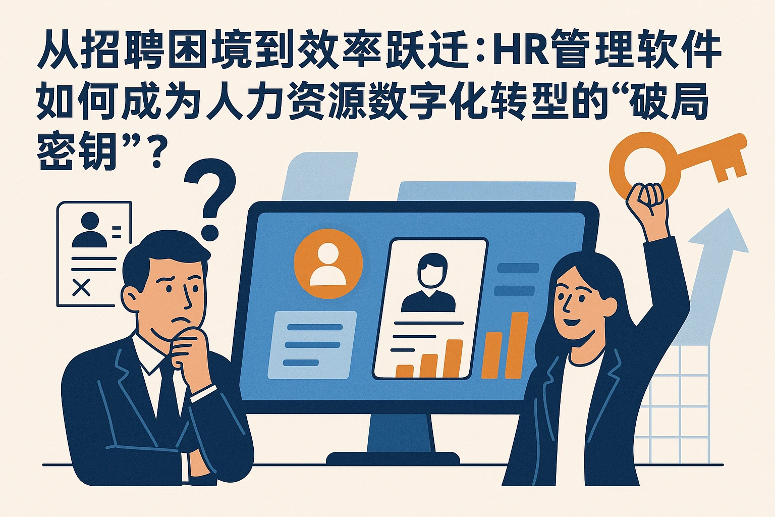 从招聘困境到效率跃迁：HR管理软件如何成为人力资源数字化转型的“破局密钥”？