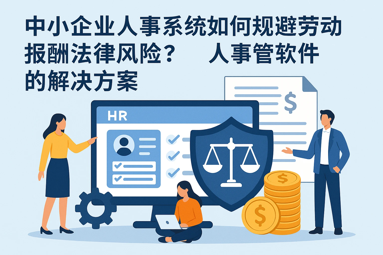 中小企业人事系统如何规避劳动报酬法律风险？人事管理软件的解决方案