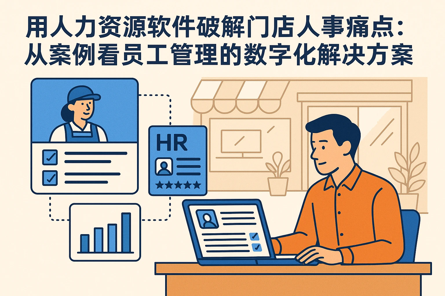 用人力资源软件破解门店人事痛点：从案例看员工管理的数字化解决方案