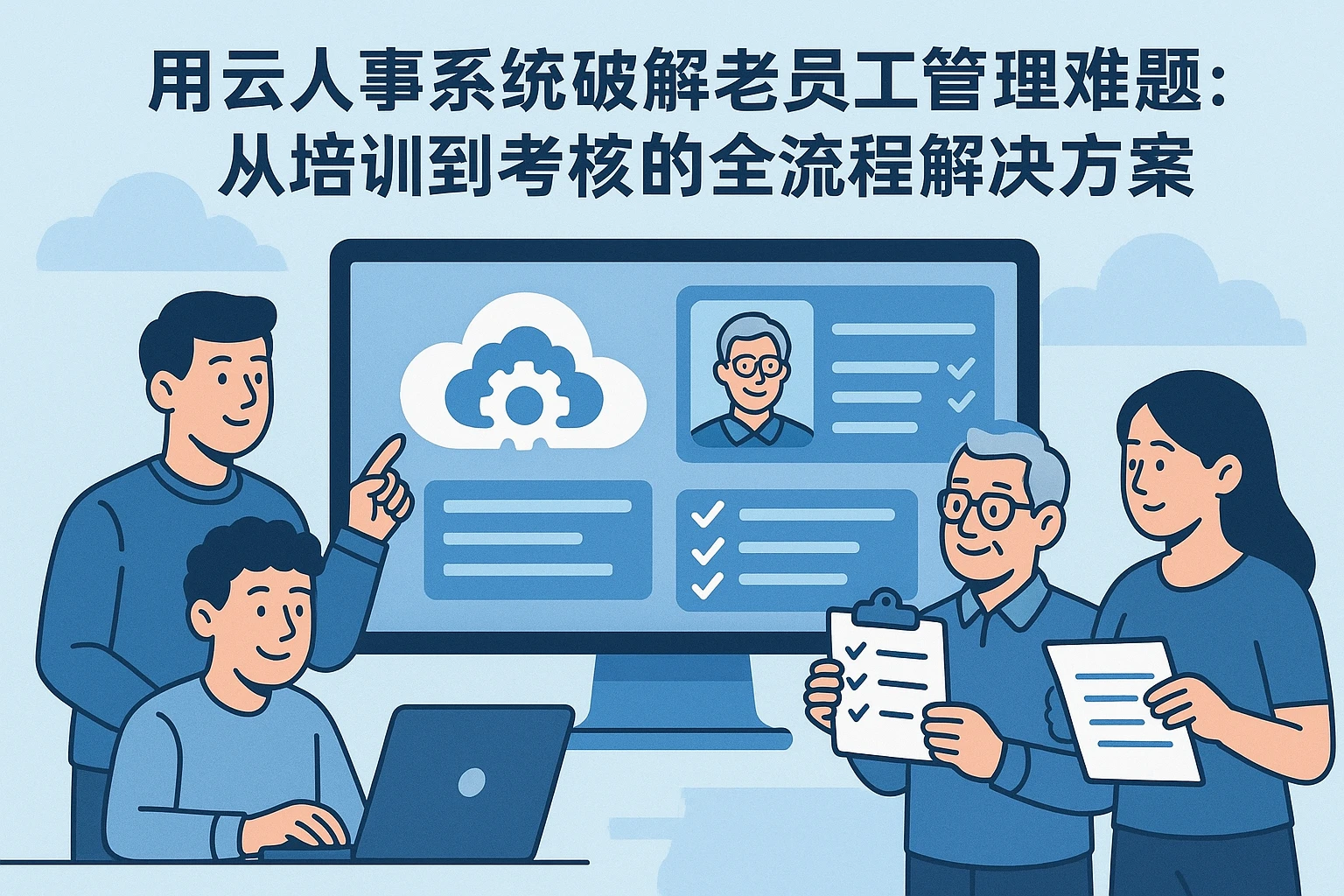 用云人事系统破解老员工管理难题：从培训到考核的全流程解决方案