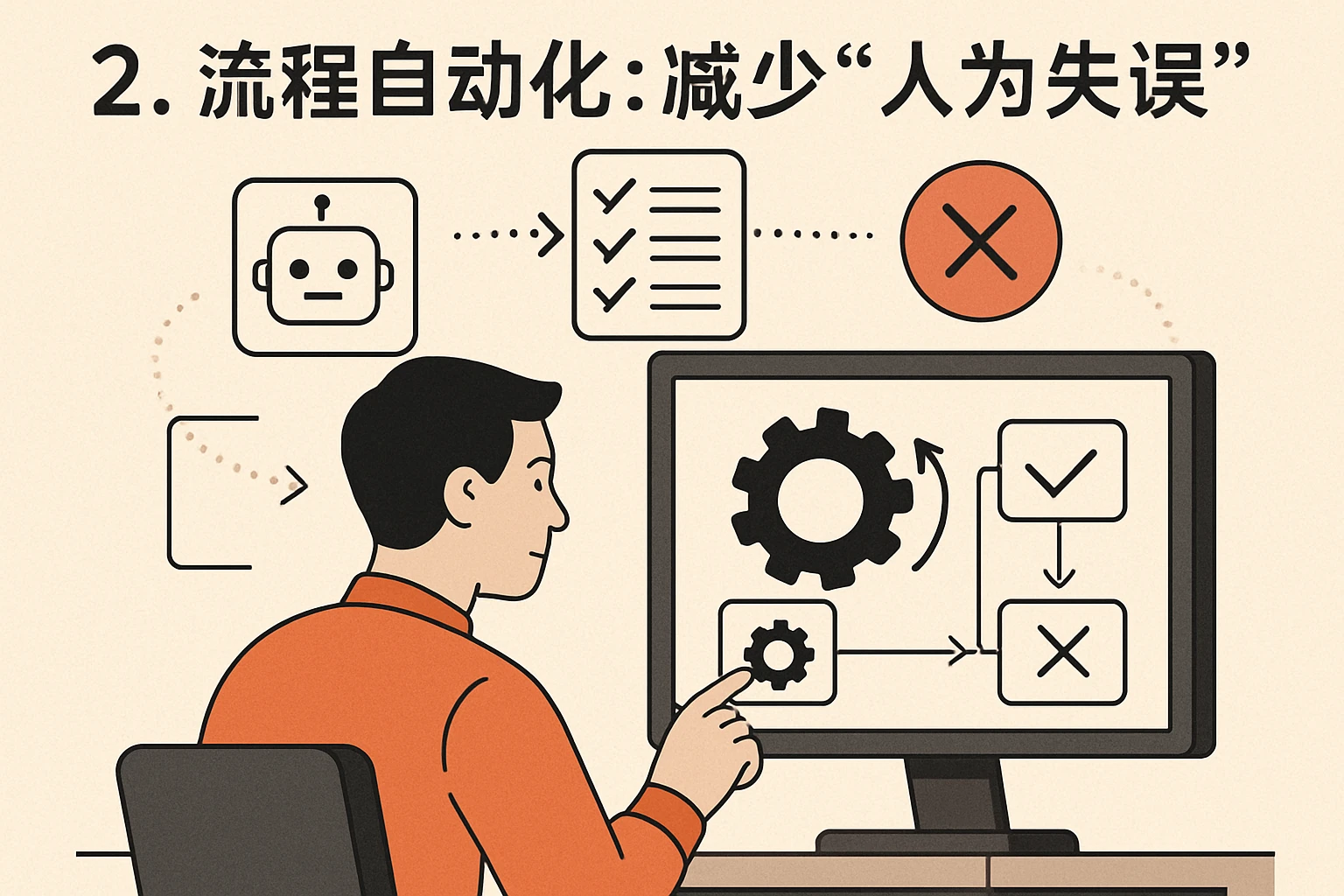 2. 流程自动化：减少“人为失误”