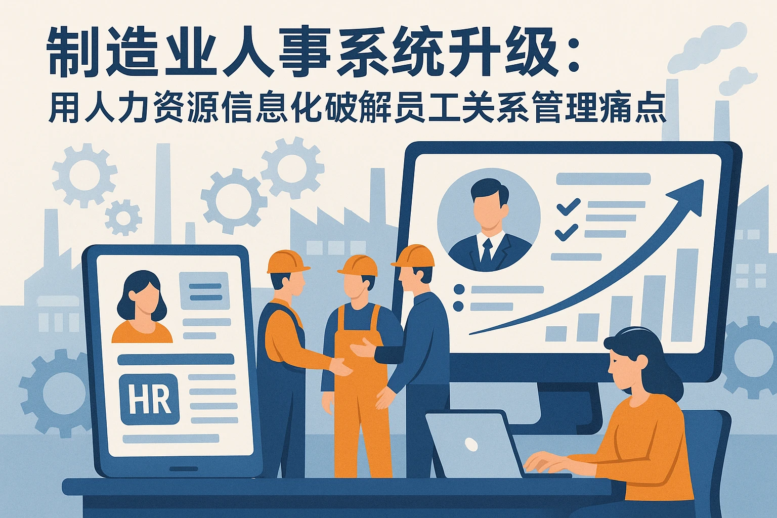 制造业人事系统升级：用人力资源信息化破解员工关系管理痛点