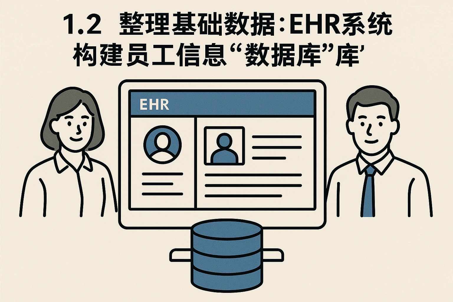 1.2 整理基础数据:EHR系统构建员工信息“数据库”