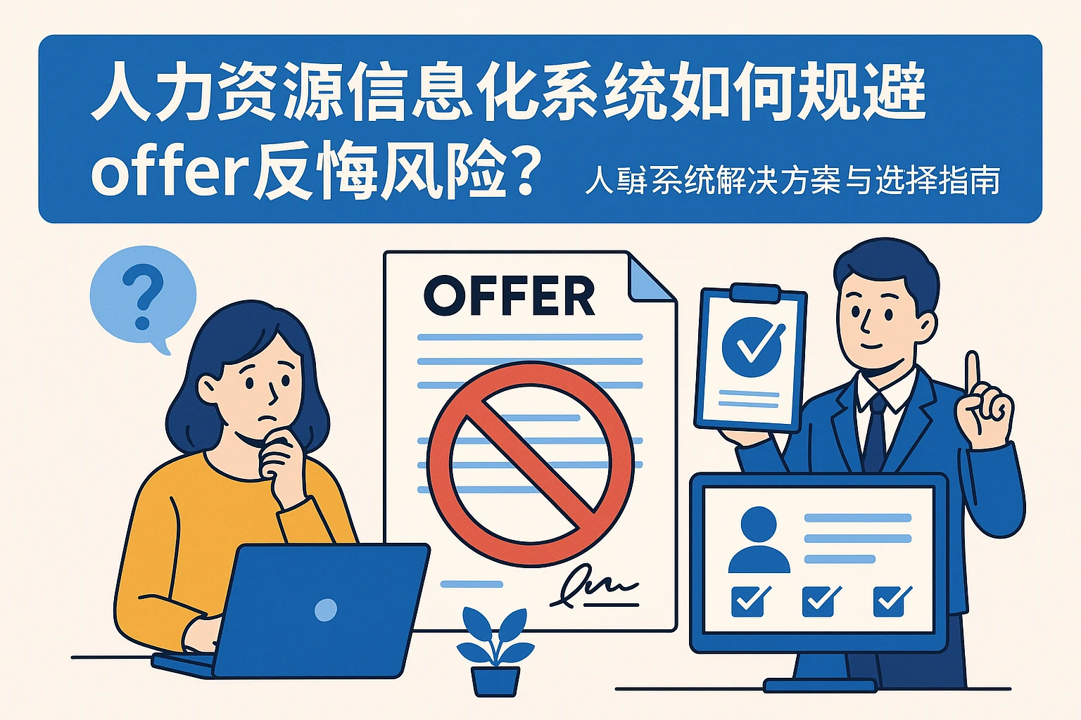 人力资源信息化系统如何规避offer反悔风险？人事系统解决方案与选择指南