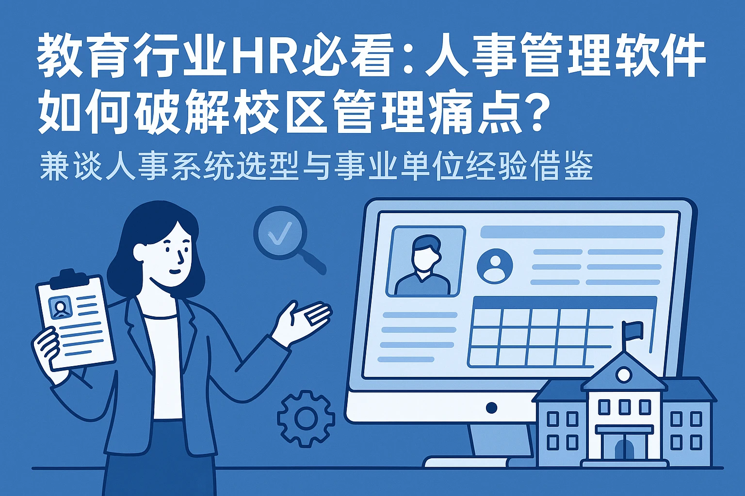 教育行业HR必看：人事管理软件如何破解校区管理痛点？兼谈人事系统选型与事业单位经验借鉴