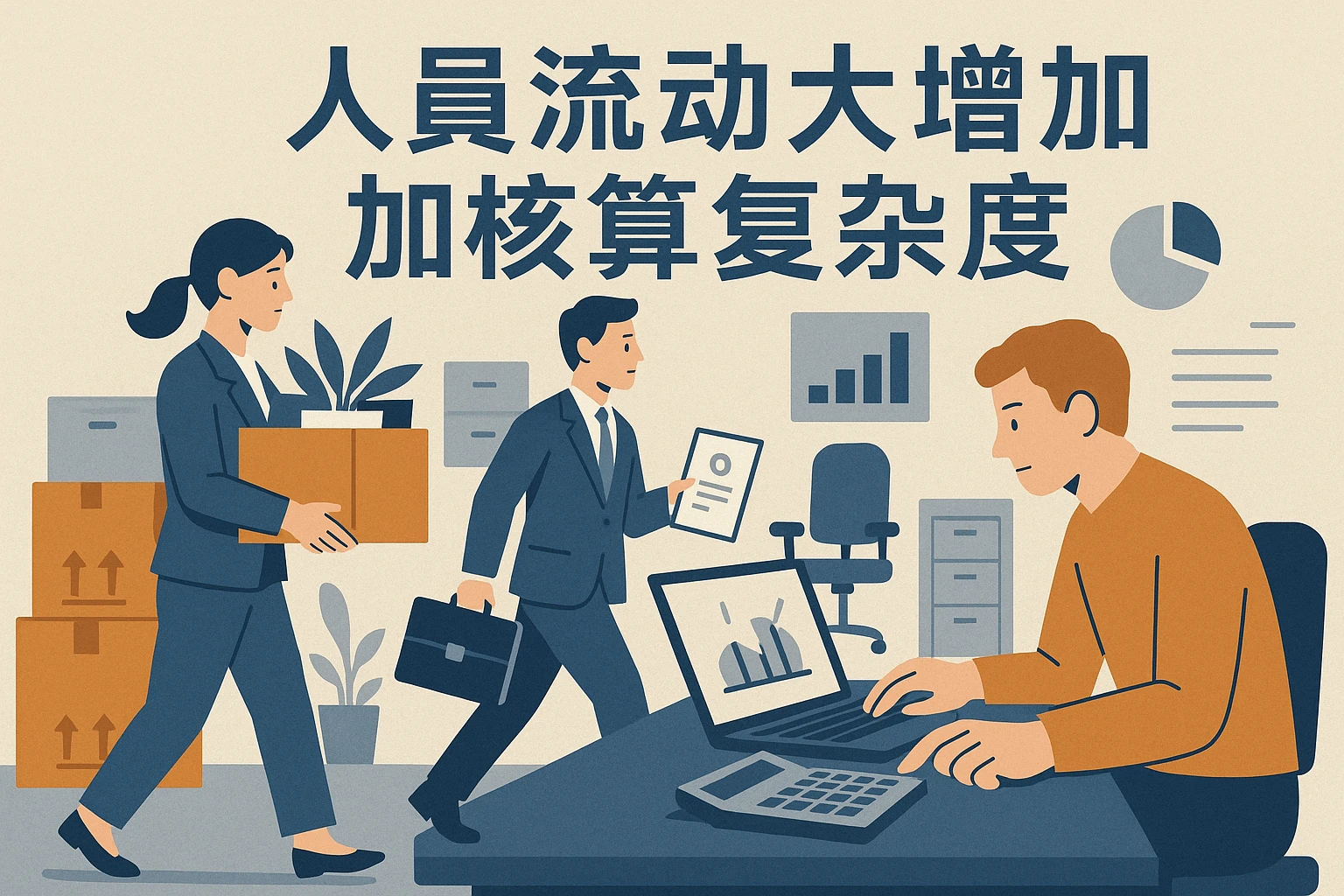 2. 人员流动大增加核算复杂度