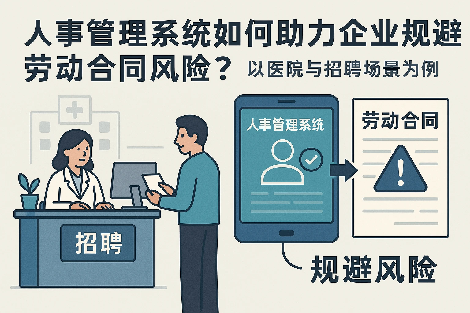 人事管理系统如何助力企业规避劳动合同风险？以医院与招聘场景为例