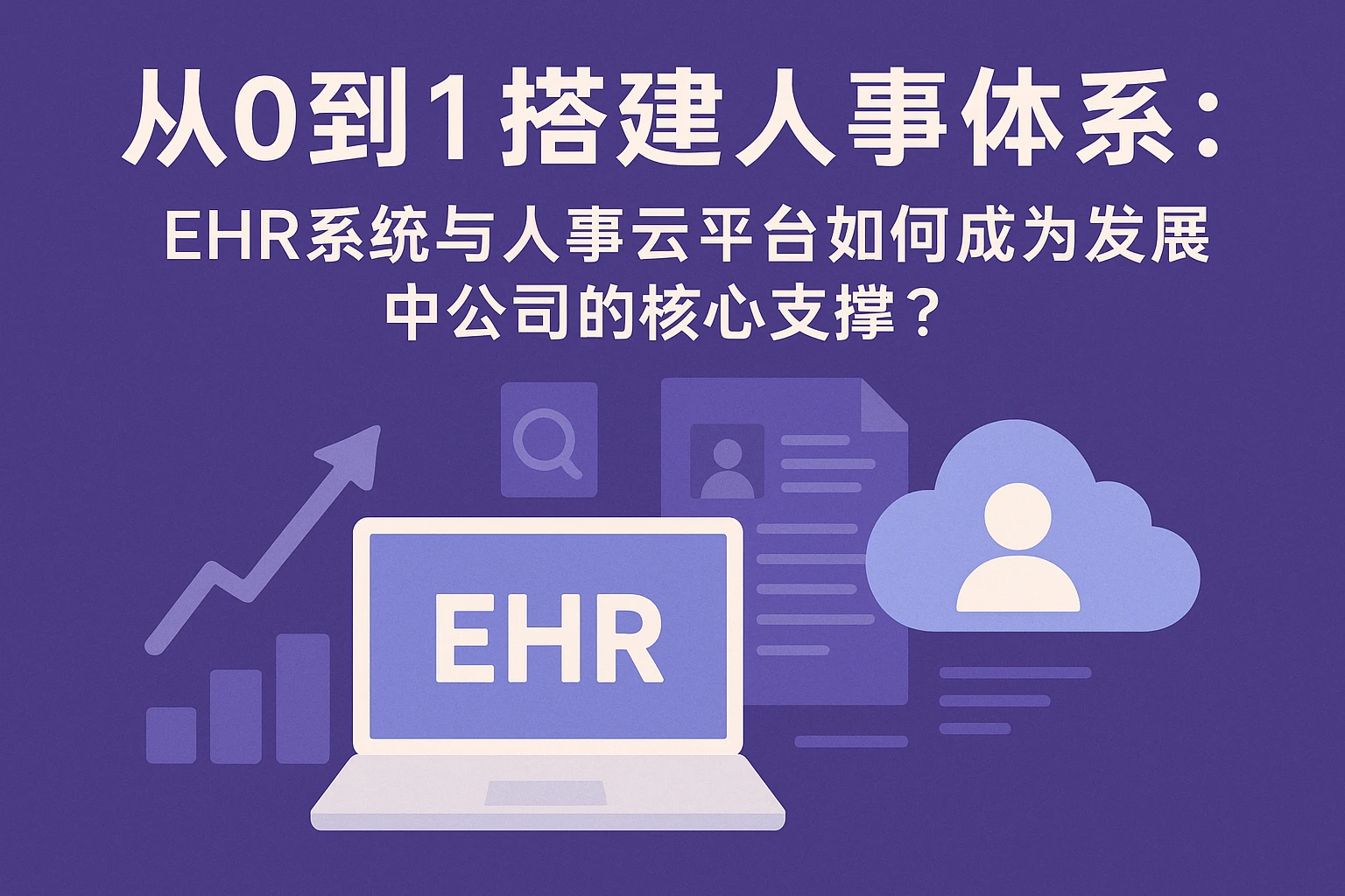 从0到1搭建人事体系：EHR系统与人事云平台如何成为发展中公司的核心支撑？