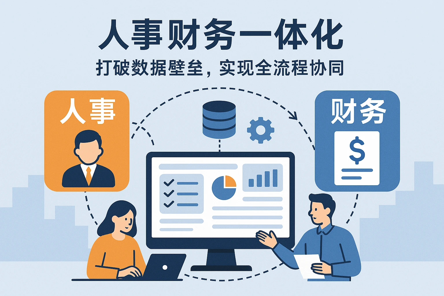 2. 人事财务一体化：打破数据壁垒，实现全流程协同