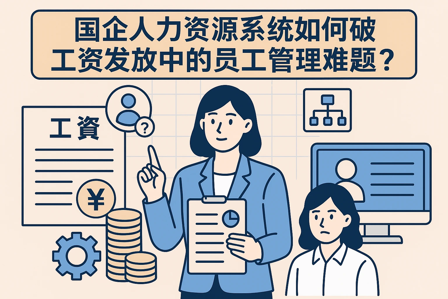 国企人力资源系统如何破解工资发放中的员工管理难题？