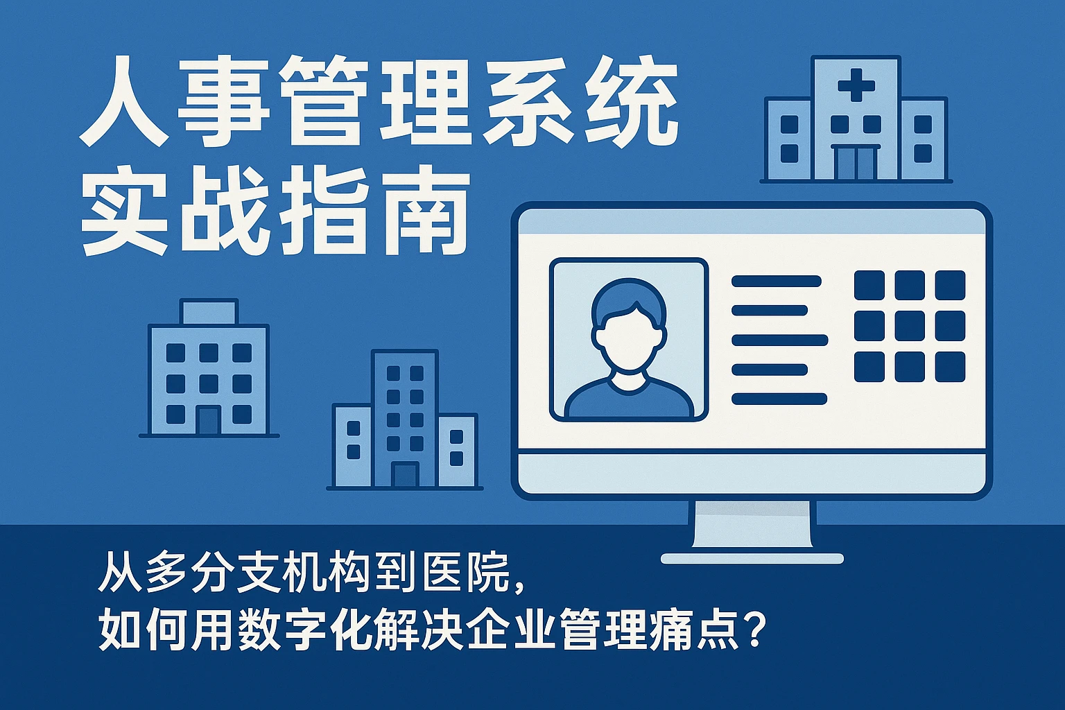 人事管理系统实战指南：从多分支机构到医院，如何用数字化解决企业管理痛点？