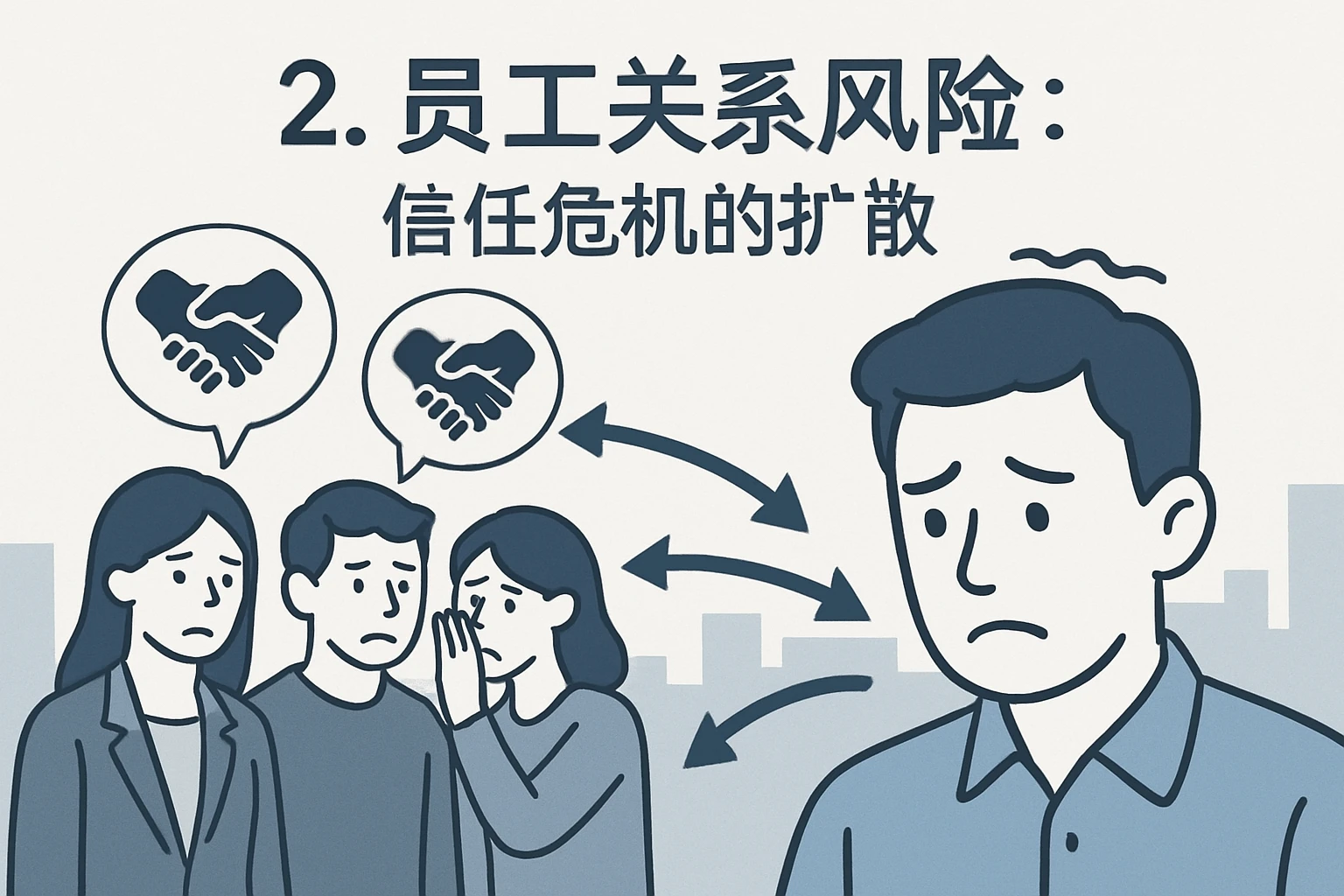 2. 员工关系风险:信任危机的扩散