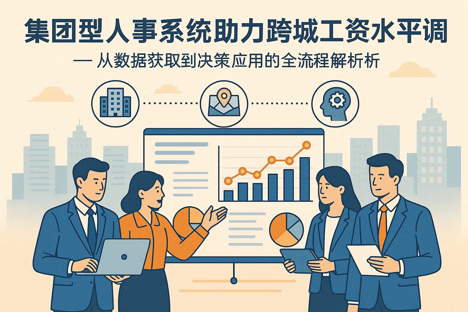 集团型人事系统助力跨城工资水平调研——从数据获取到决策应用的全流程解析