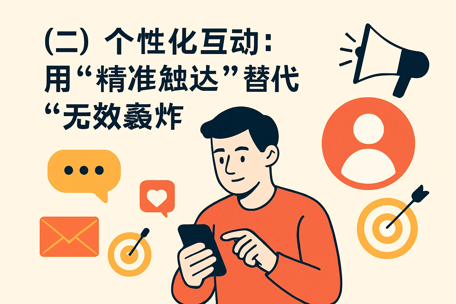 （二）个性化互动：用“精准触达”替代“无效轰炸”