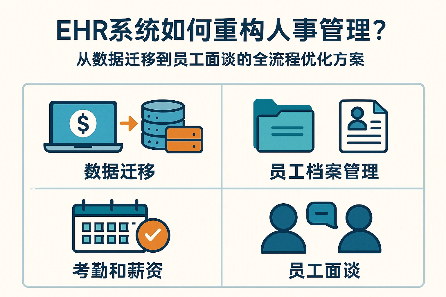 EHR系统如何重构人事管理？从数据迁移到员工面谈的全流程优化方案