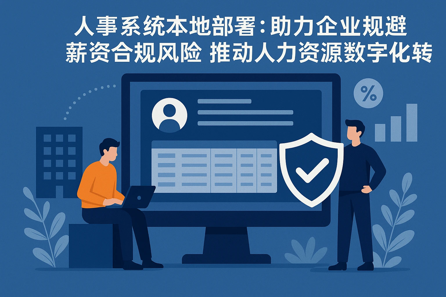 人事系统本地部署：助力企业规避薪资合规风险，推动人力资源数字化转型