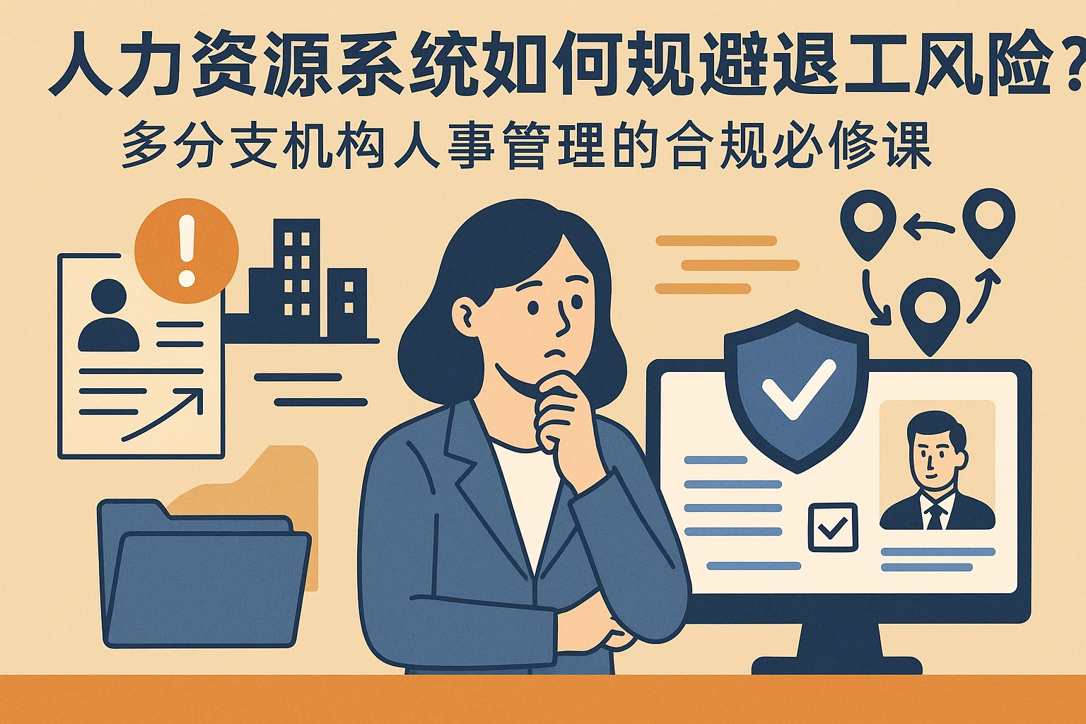 人力资源系统如何规避退工风险？多分支机构人事管理的合规必修课