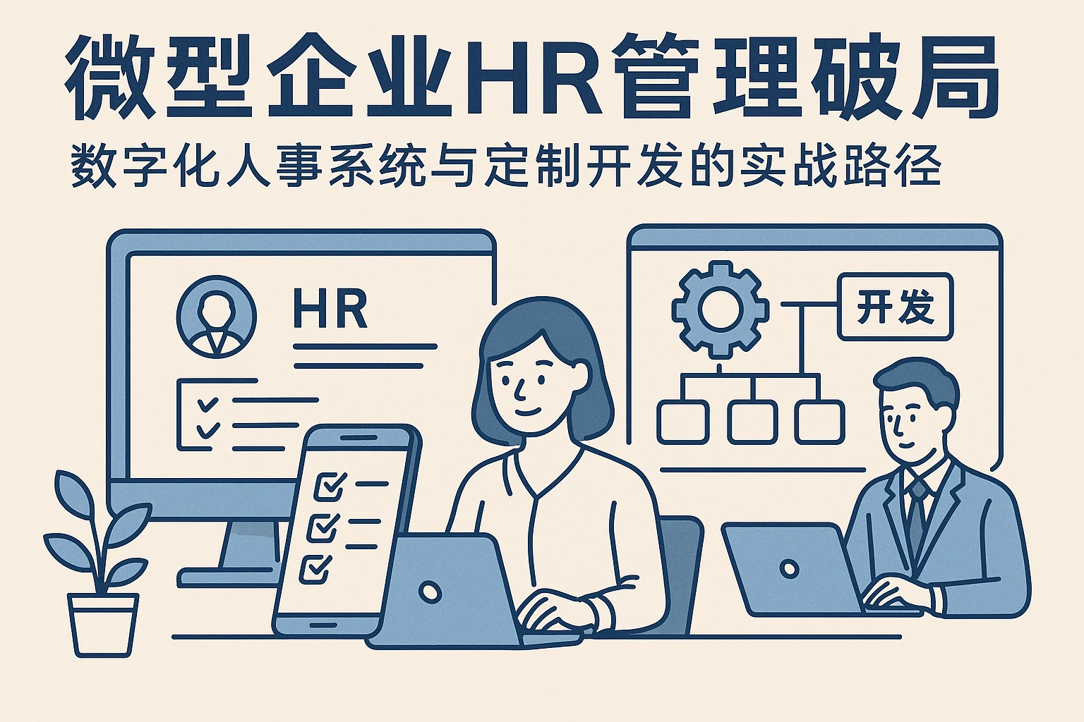 微型企业HR管理破局：数字化人事系统与定制开发的实战路径