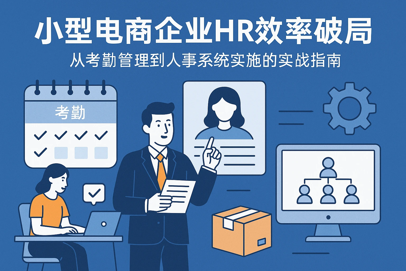 小型电商企业HR效率破局：从考勤管理到人事系统实施的实战指南