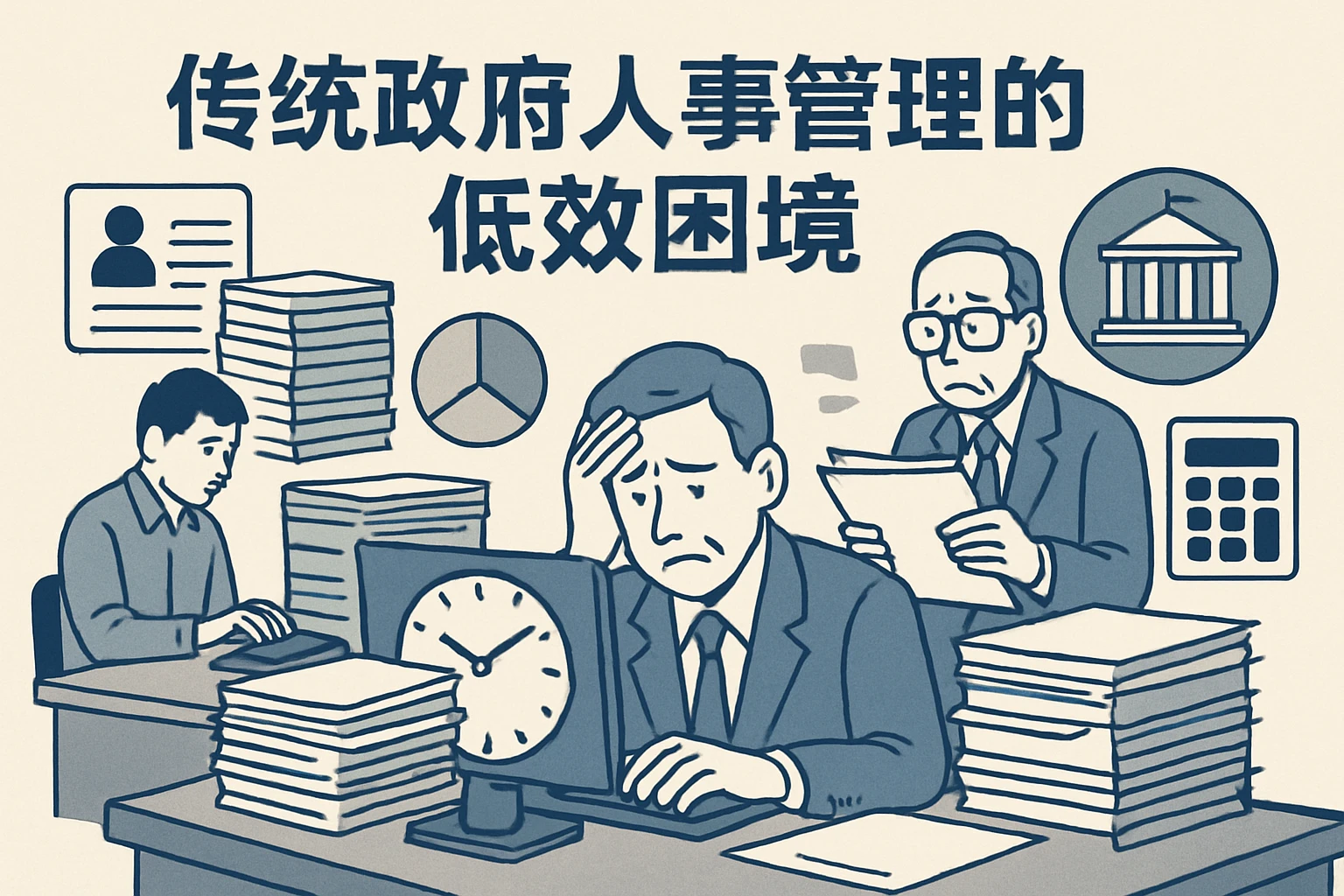 1.1 传统政府人事管理的低效困境