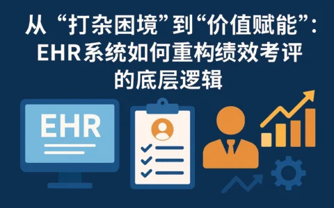 从“打杂困境”到“价值赋能”：EHR系统如何重构绩效考评的底层逻辑