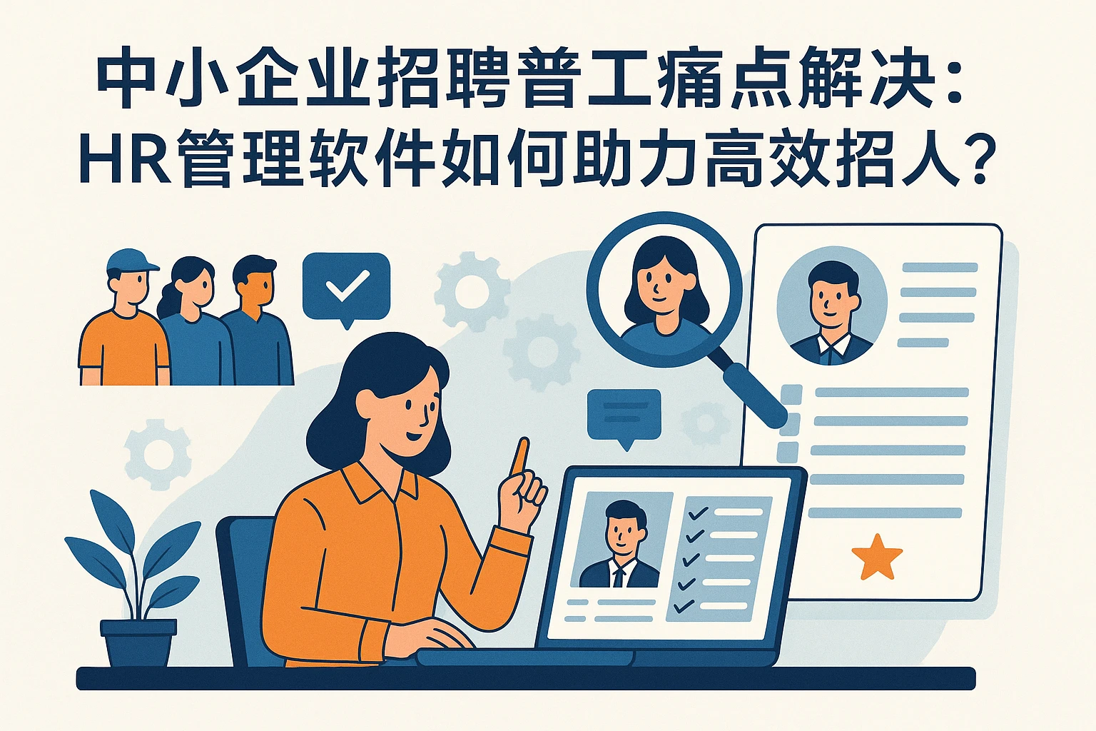 中小企业招聘普工痛点解决：HR管理软件如何助力高效招人？