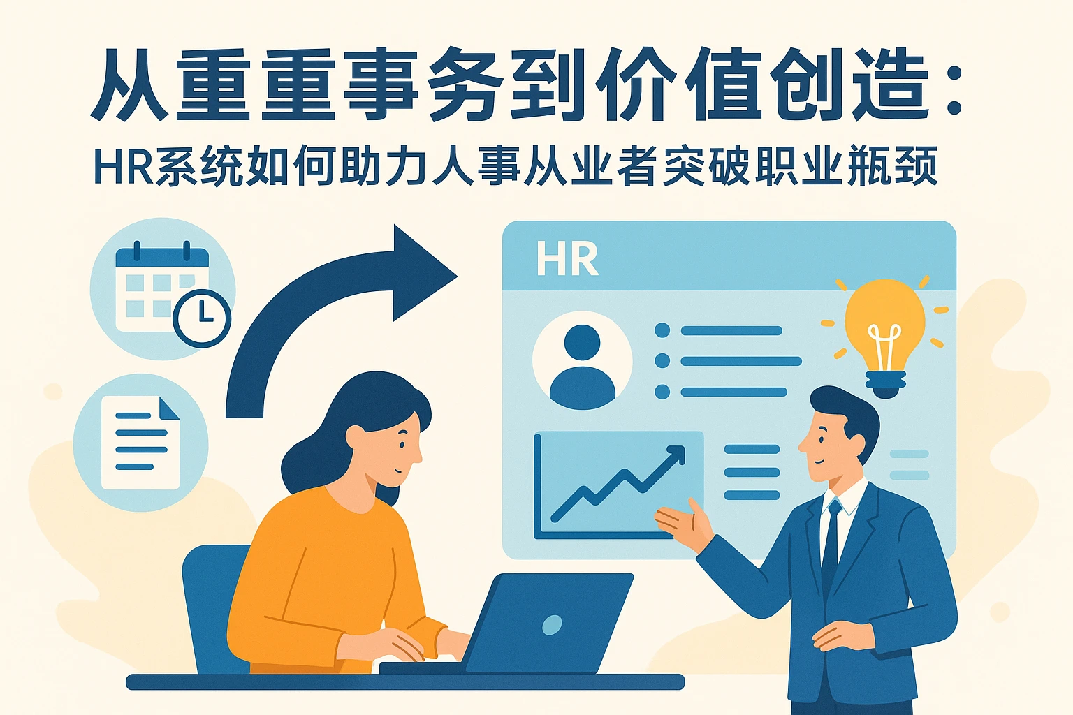 从重复事务到价值创造：HR系统如何助力人事从业者突破职业瓶颈