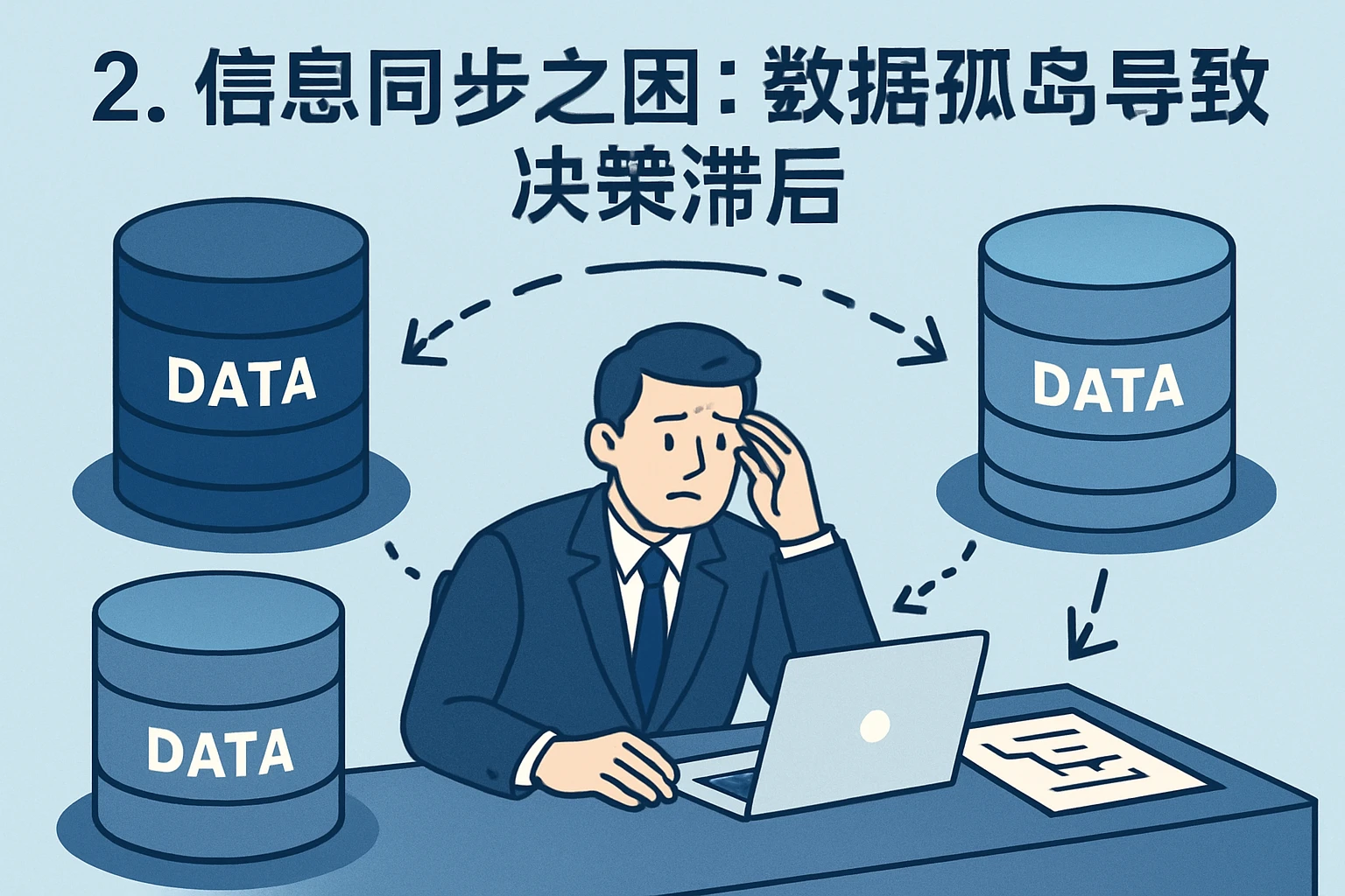 2. 信息同步之困：数据孤岛导致决策滞后