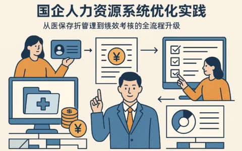 国企人力资源系统优化实践:从医保存折管理到绩效考核的全流程升级