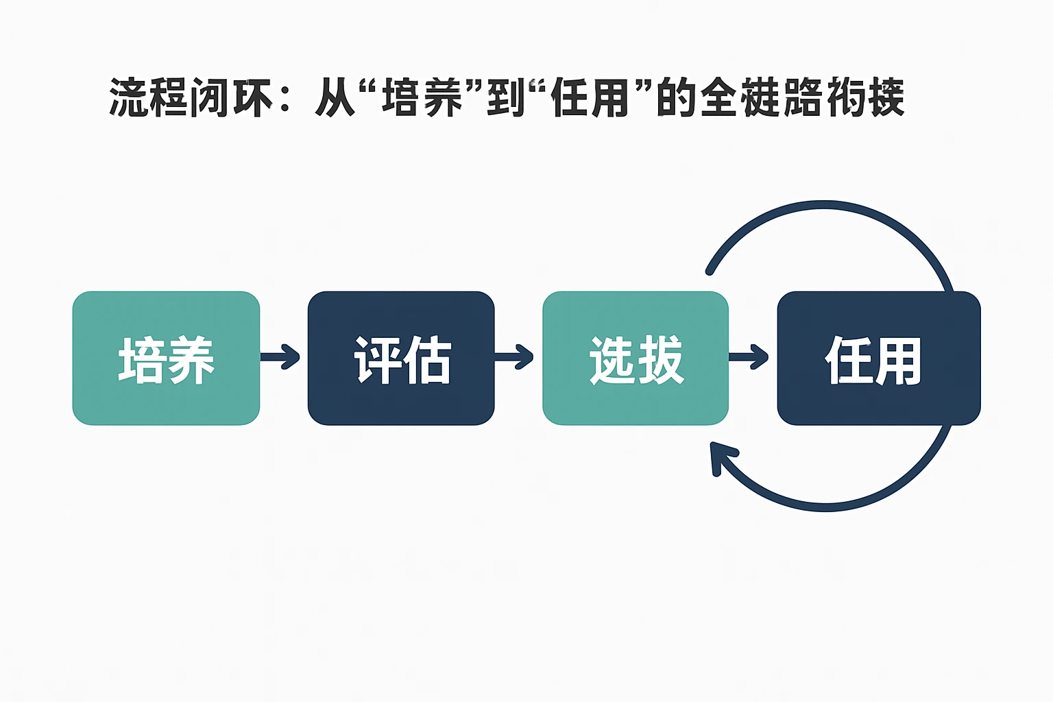 2. 流程闭环：从“培养”到“任用”的全链路衔接