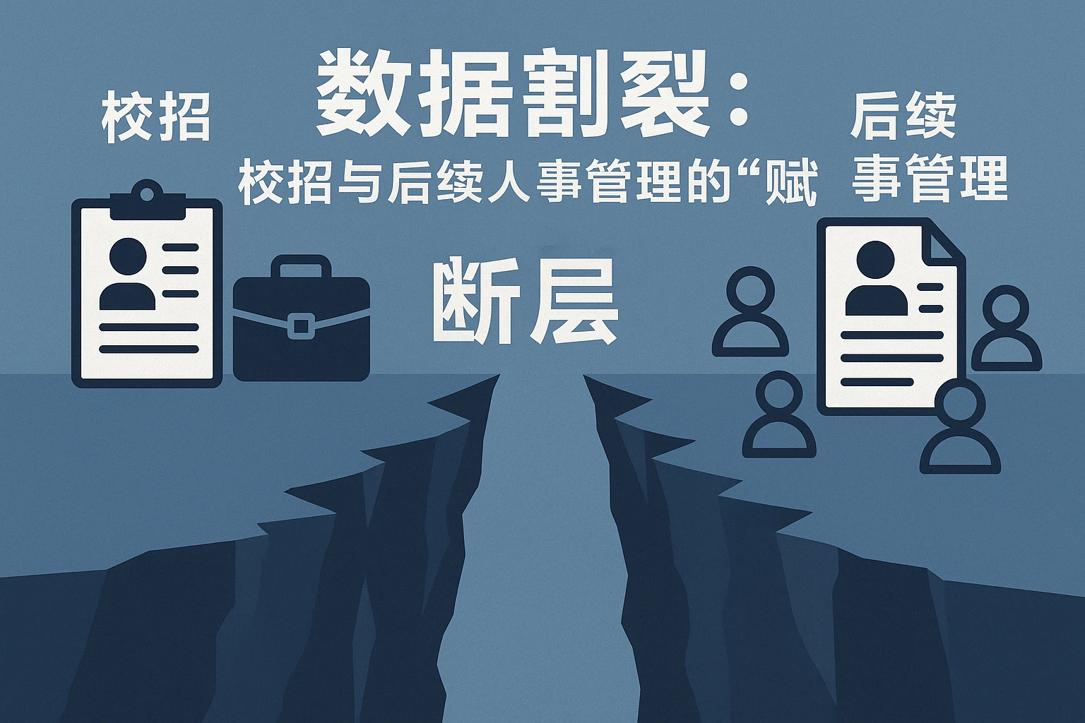 2. 数据割裂：校招与后续人事管理的“断层”