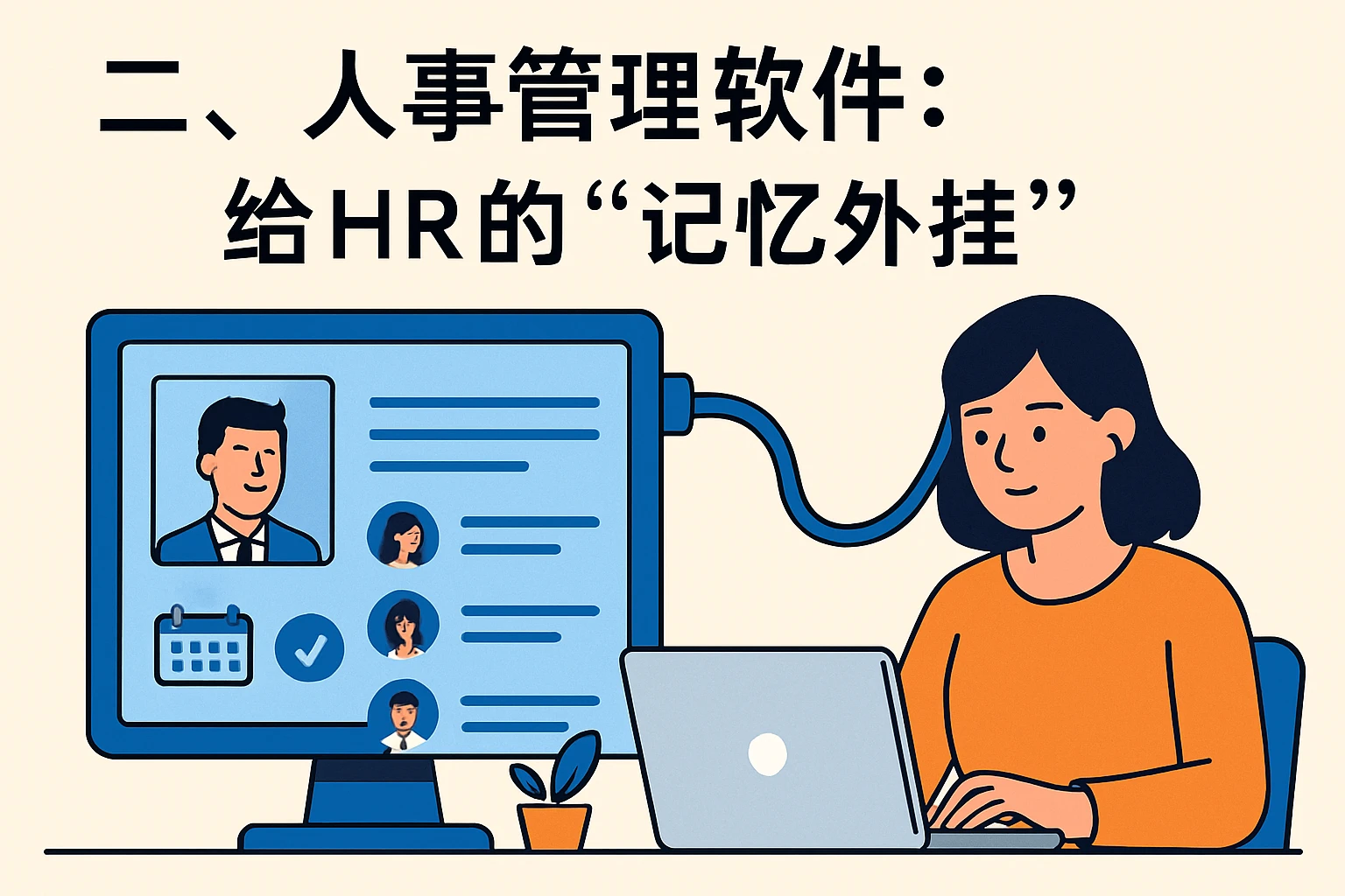 二、人事管理软件：给HR的“记忆外挂”