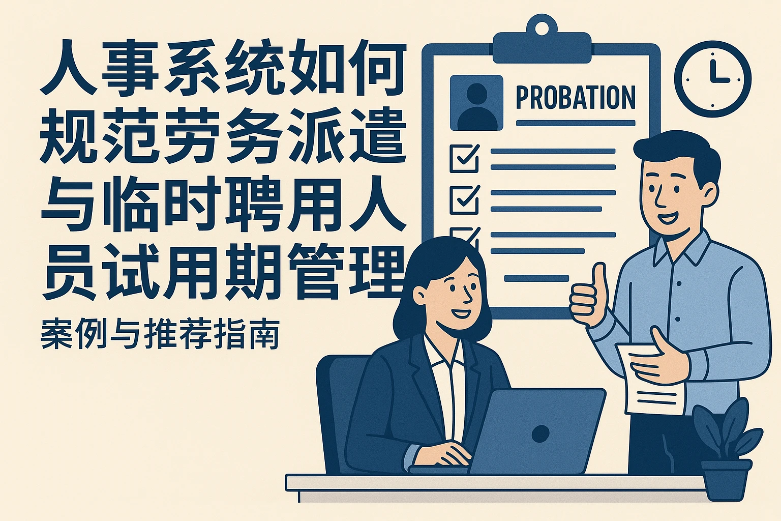 人事系统如何规范劳务派遣与临时聘用人员试用期管理？案例与推荐指南