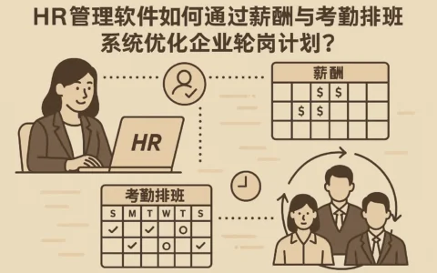 HR管理软件如何通过薪酬与考勤排班系统优化企业轮岗计划？