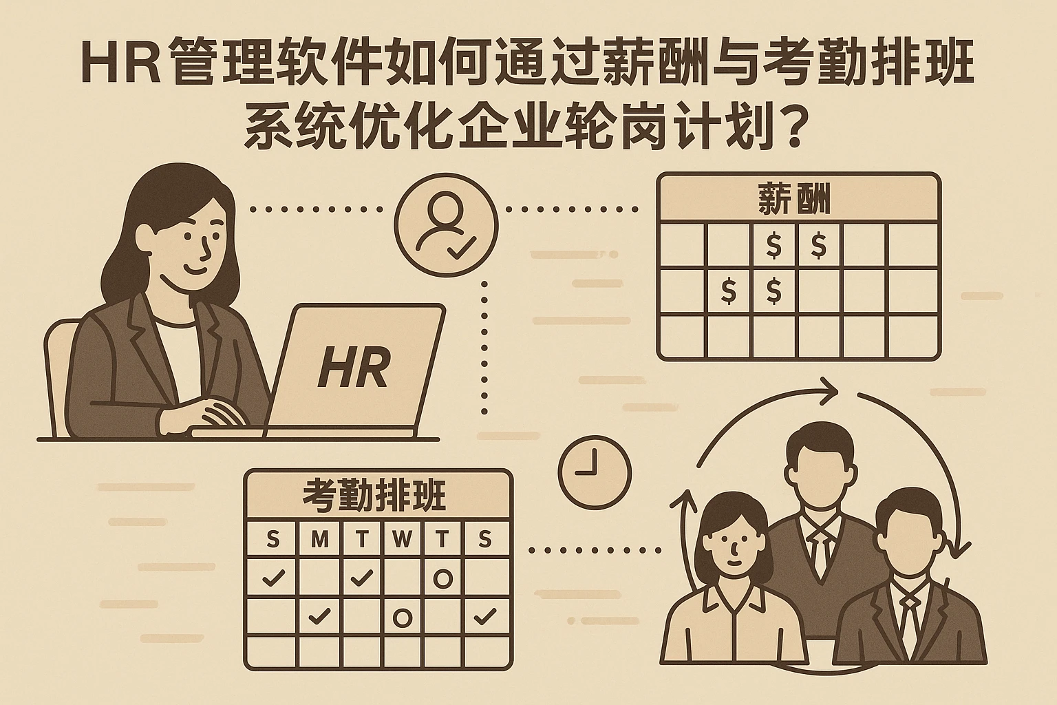 HR管理软件如何通过薪酬与考勤排班系统优化企业轮岗计划？