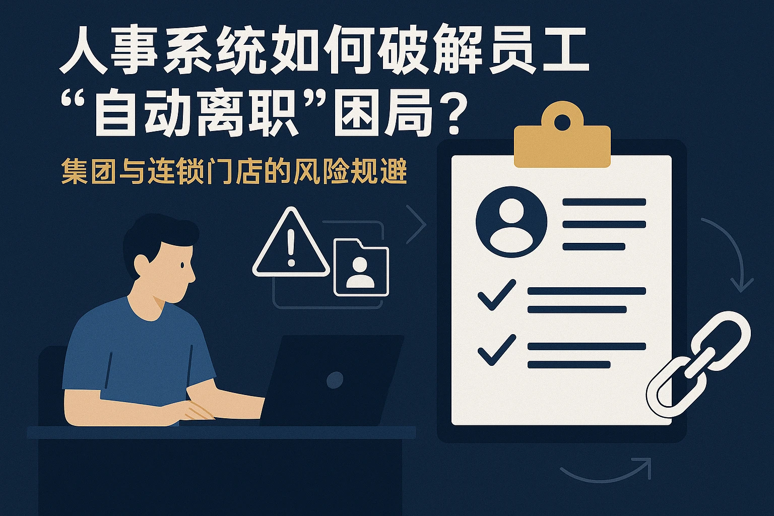 人事系统如何破解员工“自动离职”困局？集团与连锁门店的风险规避指南