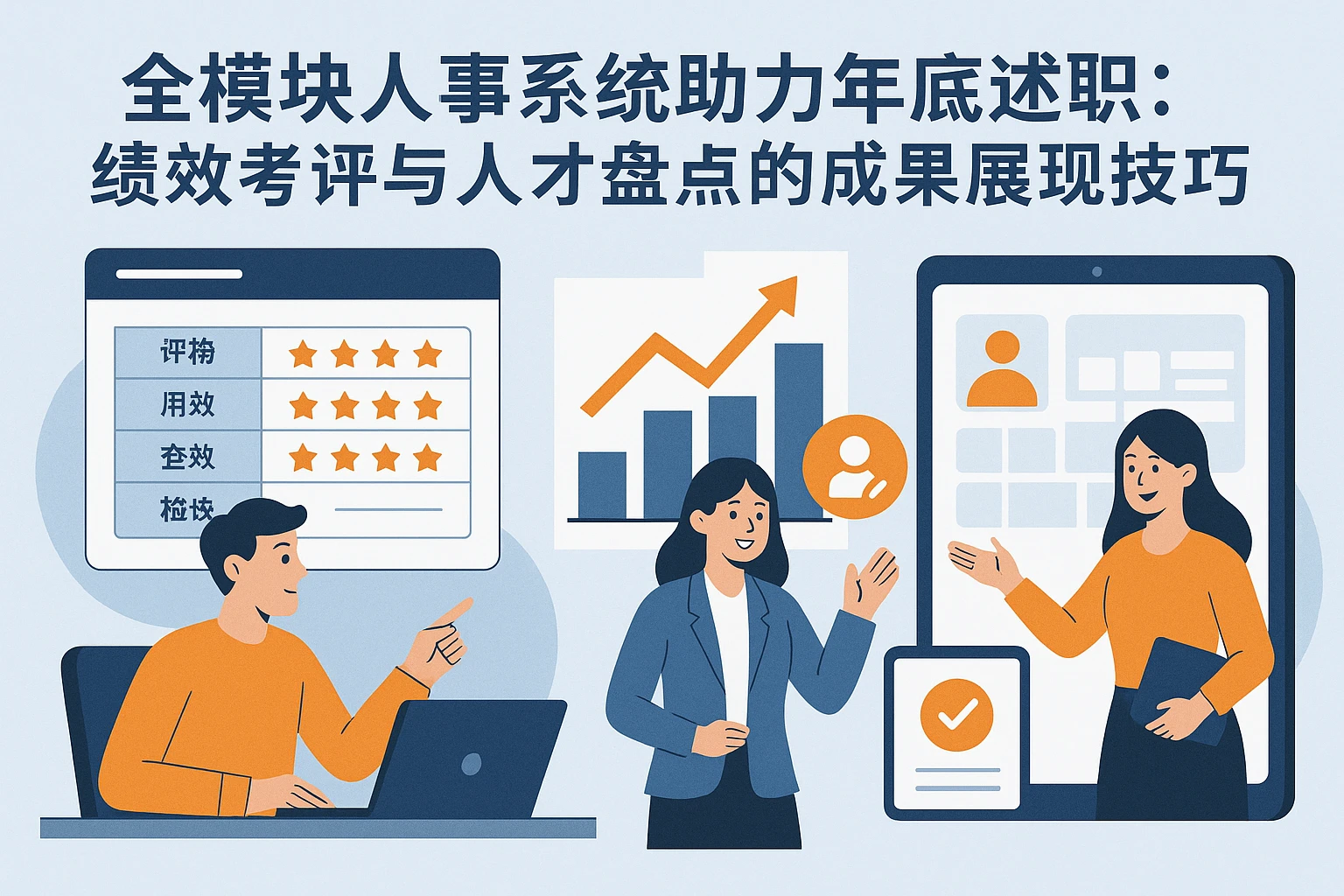 全模块人事系统助力年底述职：绩效考评与人才盘点的成果展现技巧