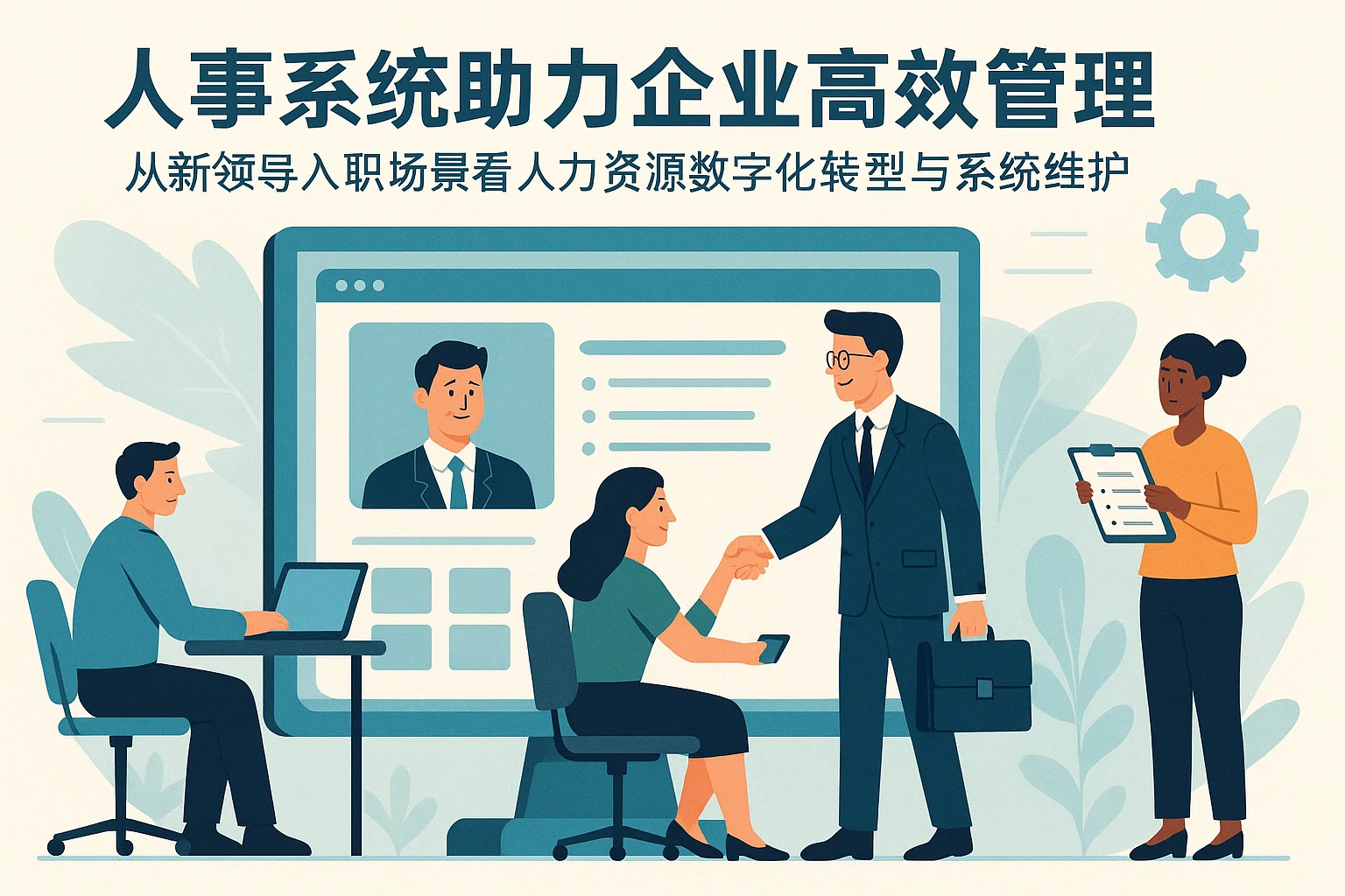 人事系统助力企业高效管理：从新领导入职场景看人力资源数字化转型与系统维护