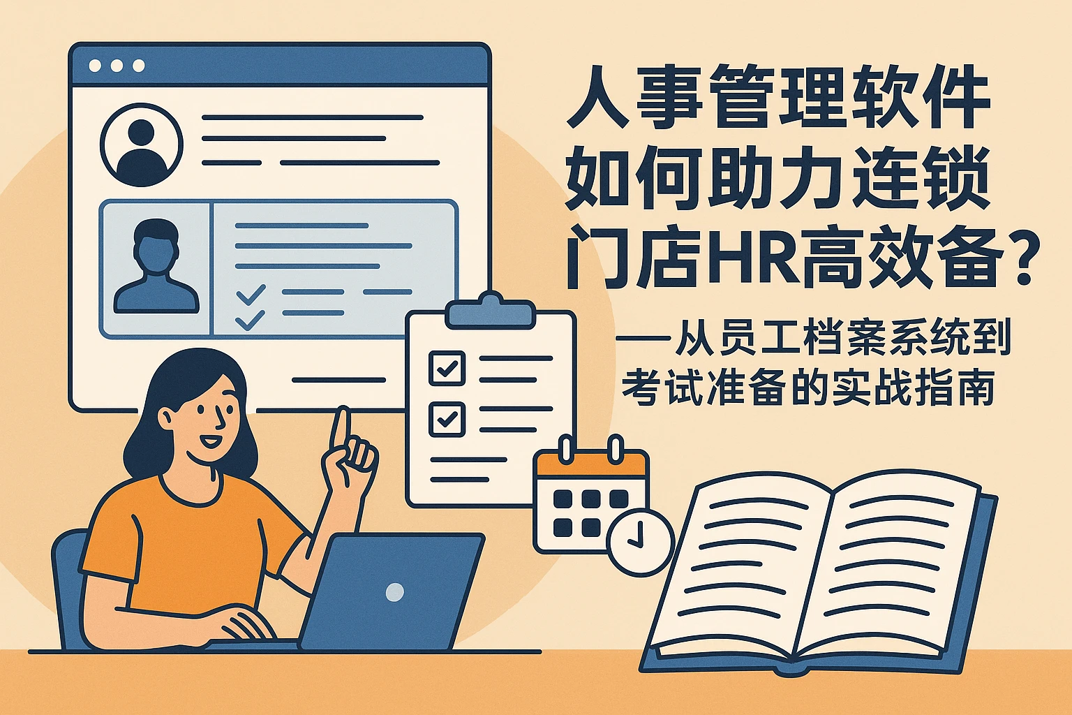 人事管理软件如何助力连锁门店HR高效备考？——从员工档案系统到考试准备的实战指南