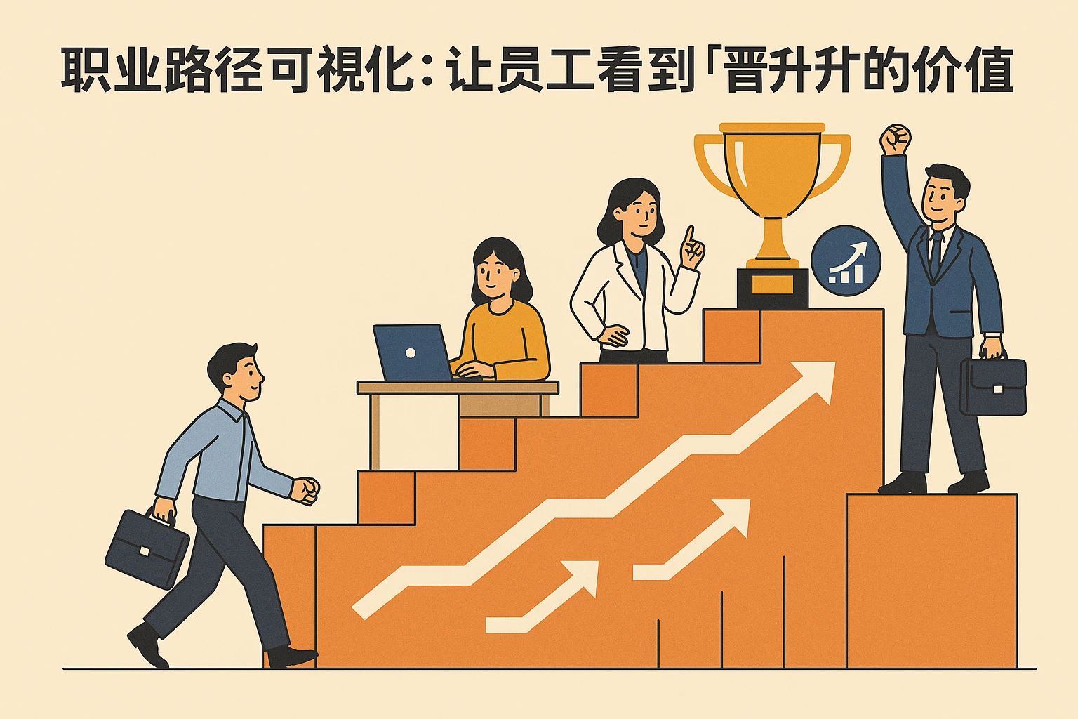 2. 职业路径可视化：让员工看到“晋升的价值”